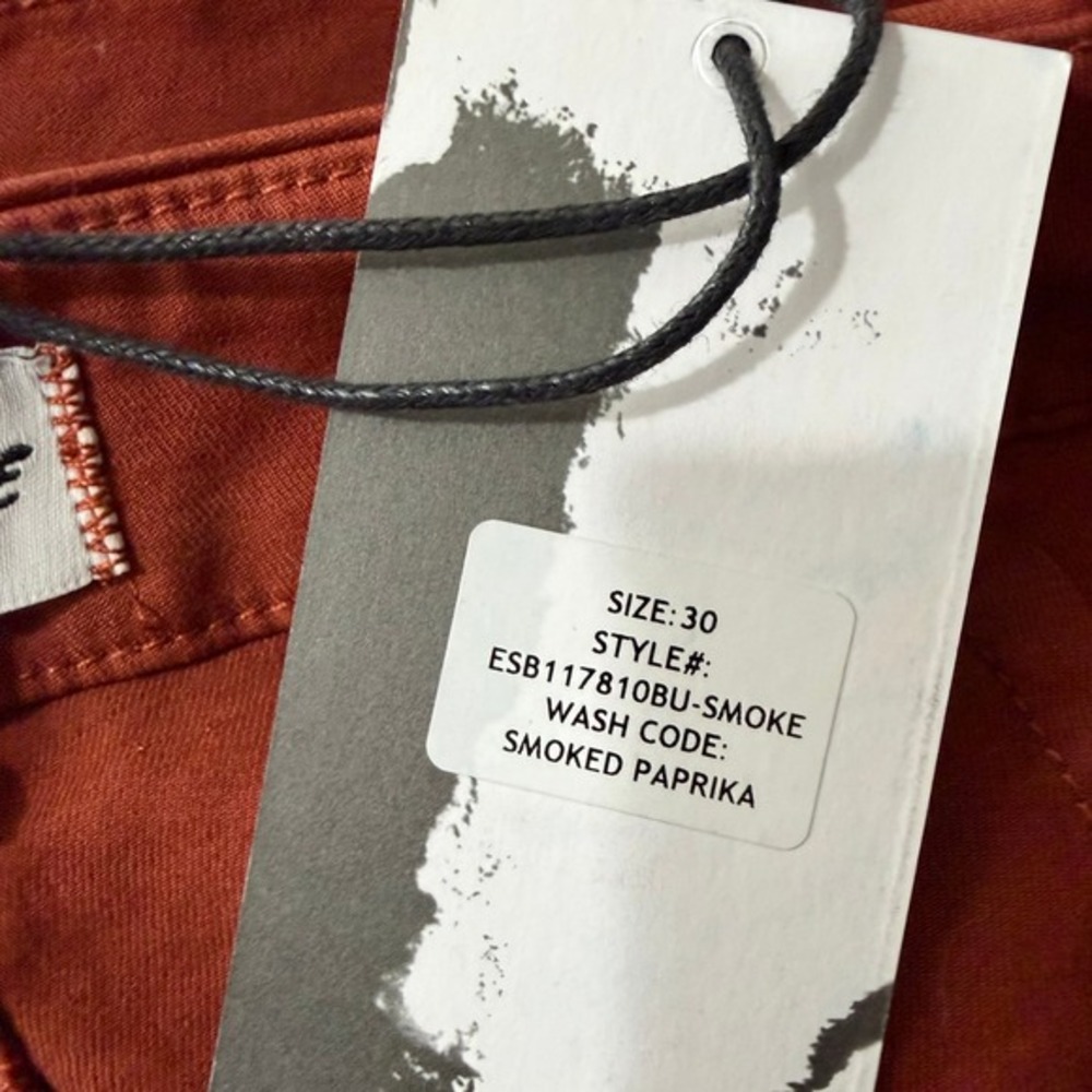 Studio Blue Smoked Paprika Wide Leg Utility Carpenter Pants Size 30 NWT - Picture 6 of 7